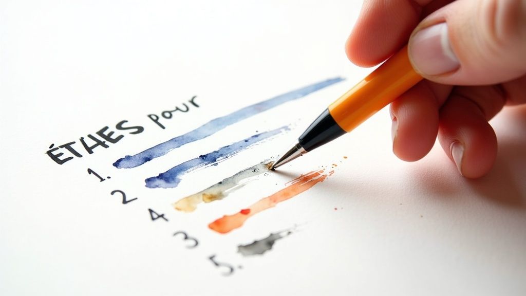 Une illustration moderne montrant des documents numériques échangés entre des appareils