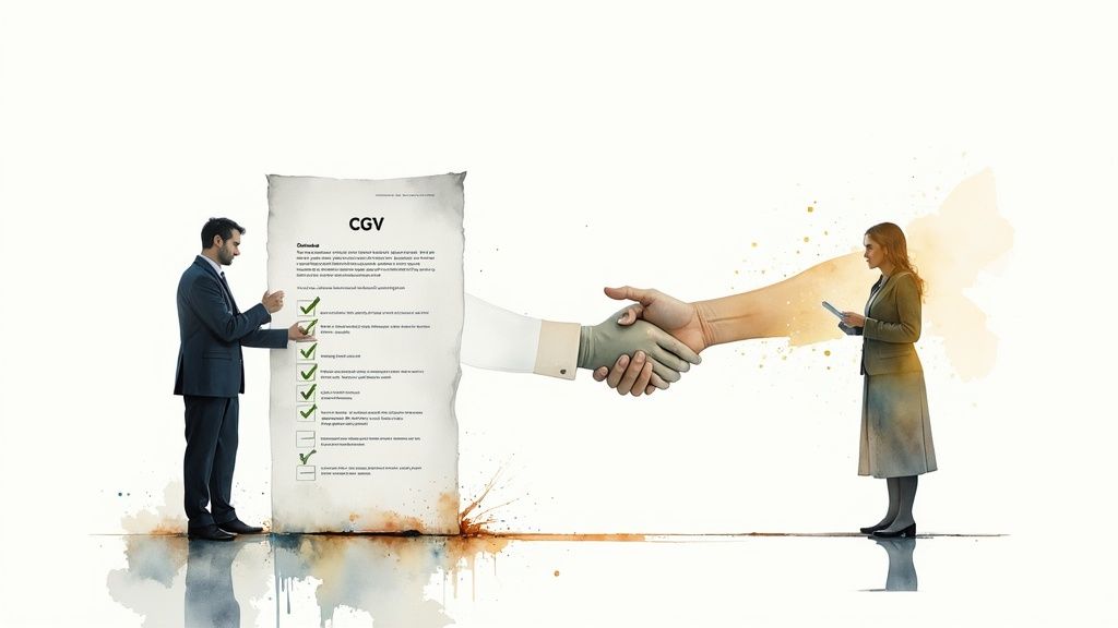 Personne rédigeant un document sur un bureau en bois bien rangé