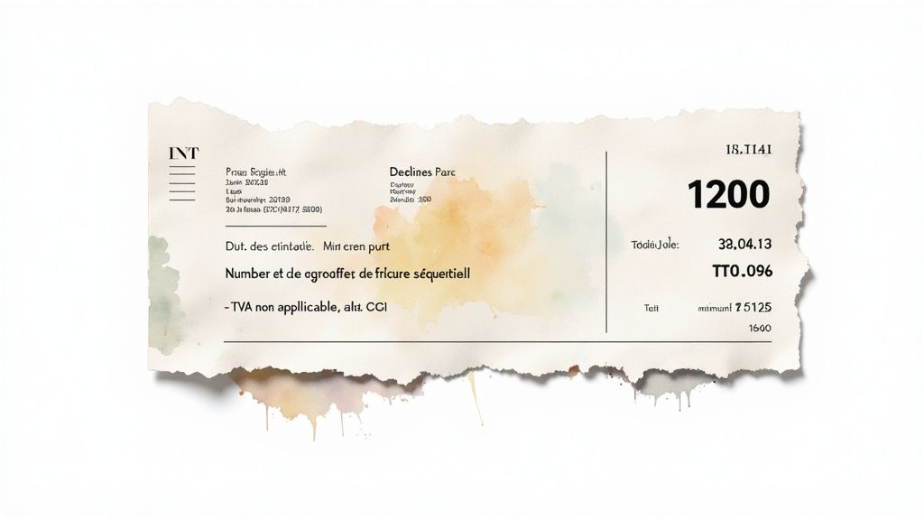 Une calculatrice et un stylo posés sur une pile de factures, symbolisant le calcul financier
