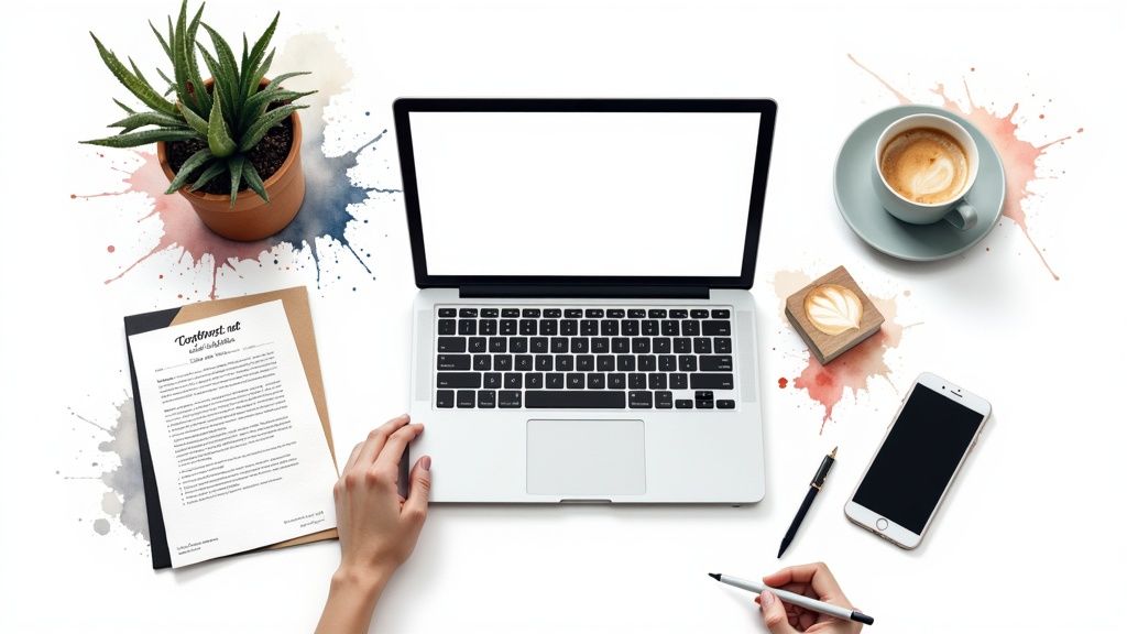 Service Industry Retainer Invoice (Facture d'Acompte Services Professionnels)