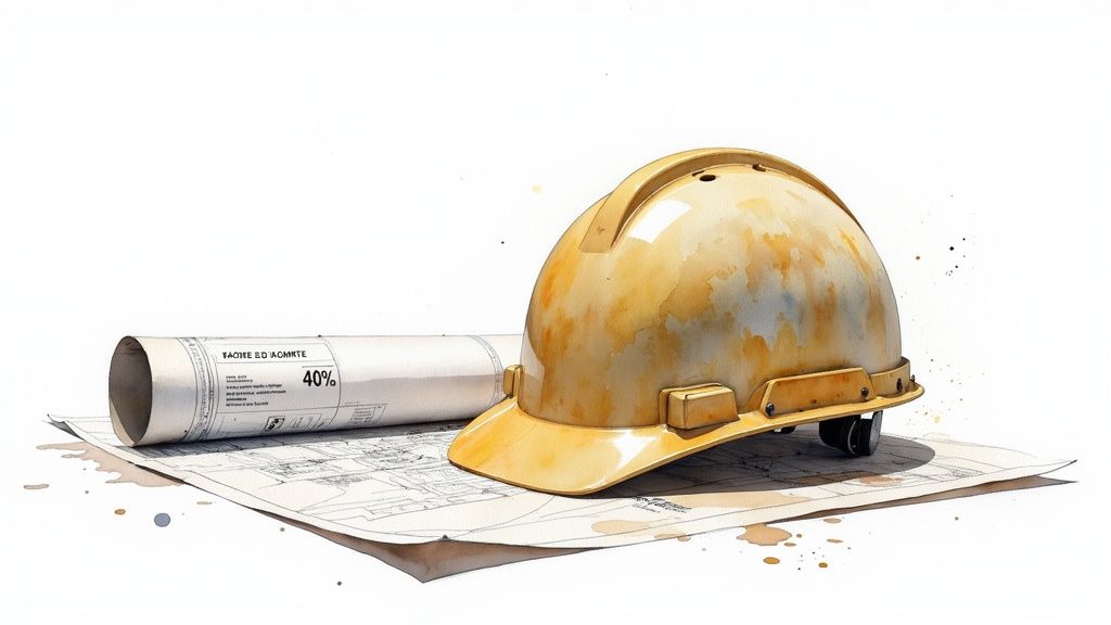 Construction Industry Deposit Invoice (Facture d'Acompte BTP)