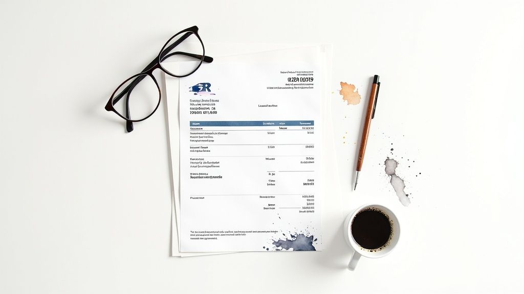 Personne rédigeant une lettre de relance sur un ordinateur portable