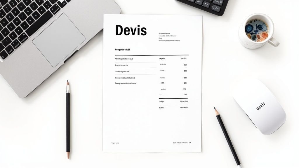 Exemple de devis conforme