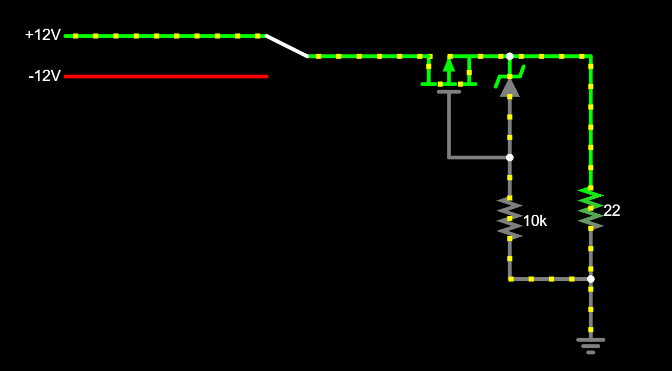 P-channel MOSFET circuit for reverse polarity protection