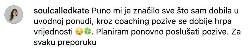 Testimonial soul cake