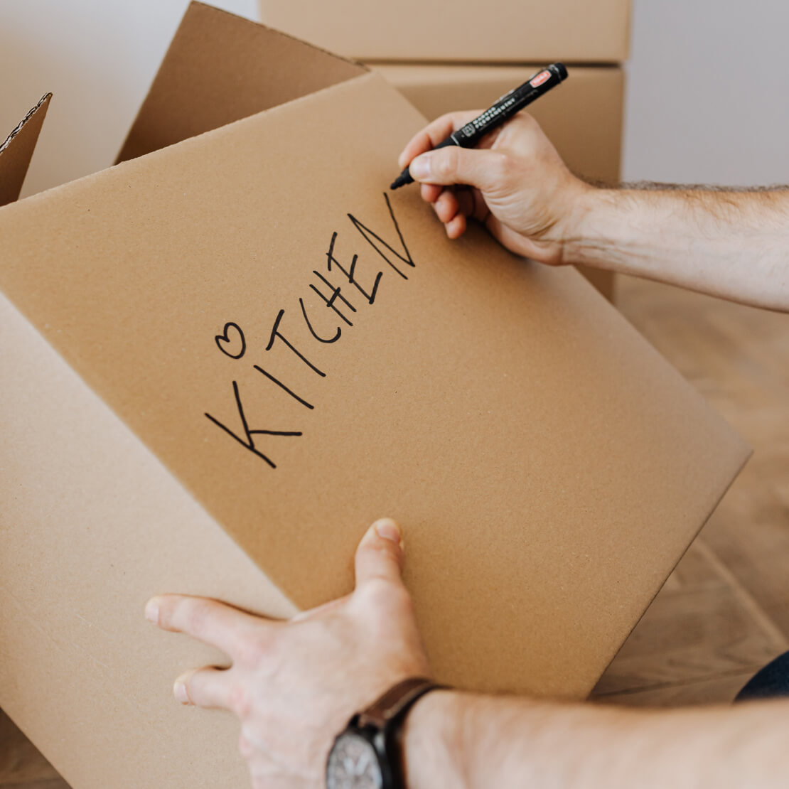 How to label your boxes when packing for your move