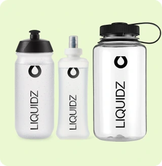 Garrafas LIQUIDZ: squeeze, soft flask e wellness bottle