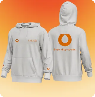 Moletom LIQUIDZ edição Laranja