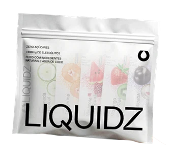 Embalagem do kit degustação LIQUIDZ