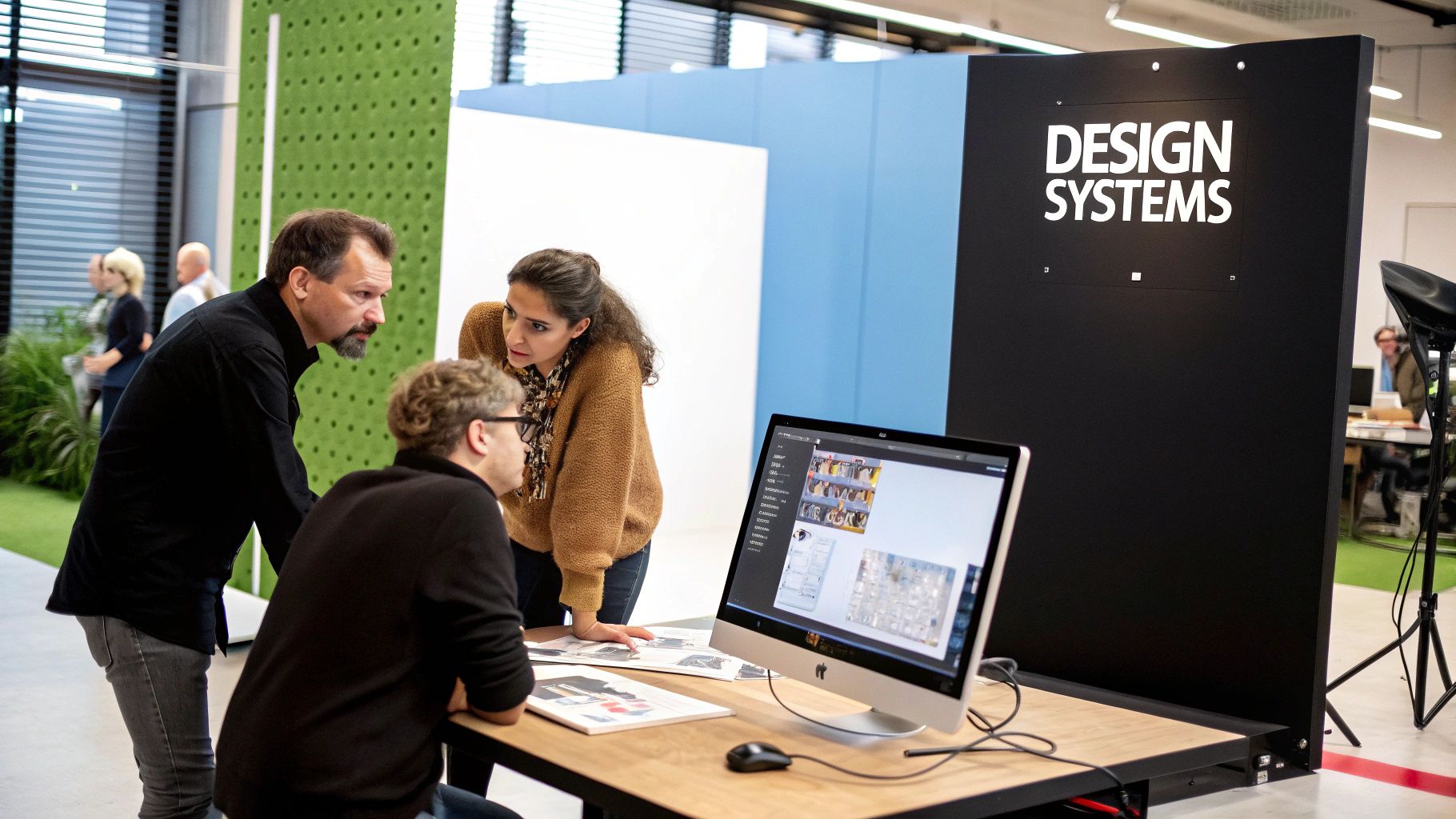 A cohesive grid of digital interface components, illustrating order and consistency.