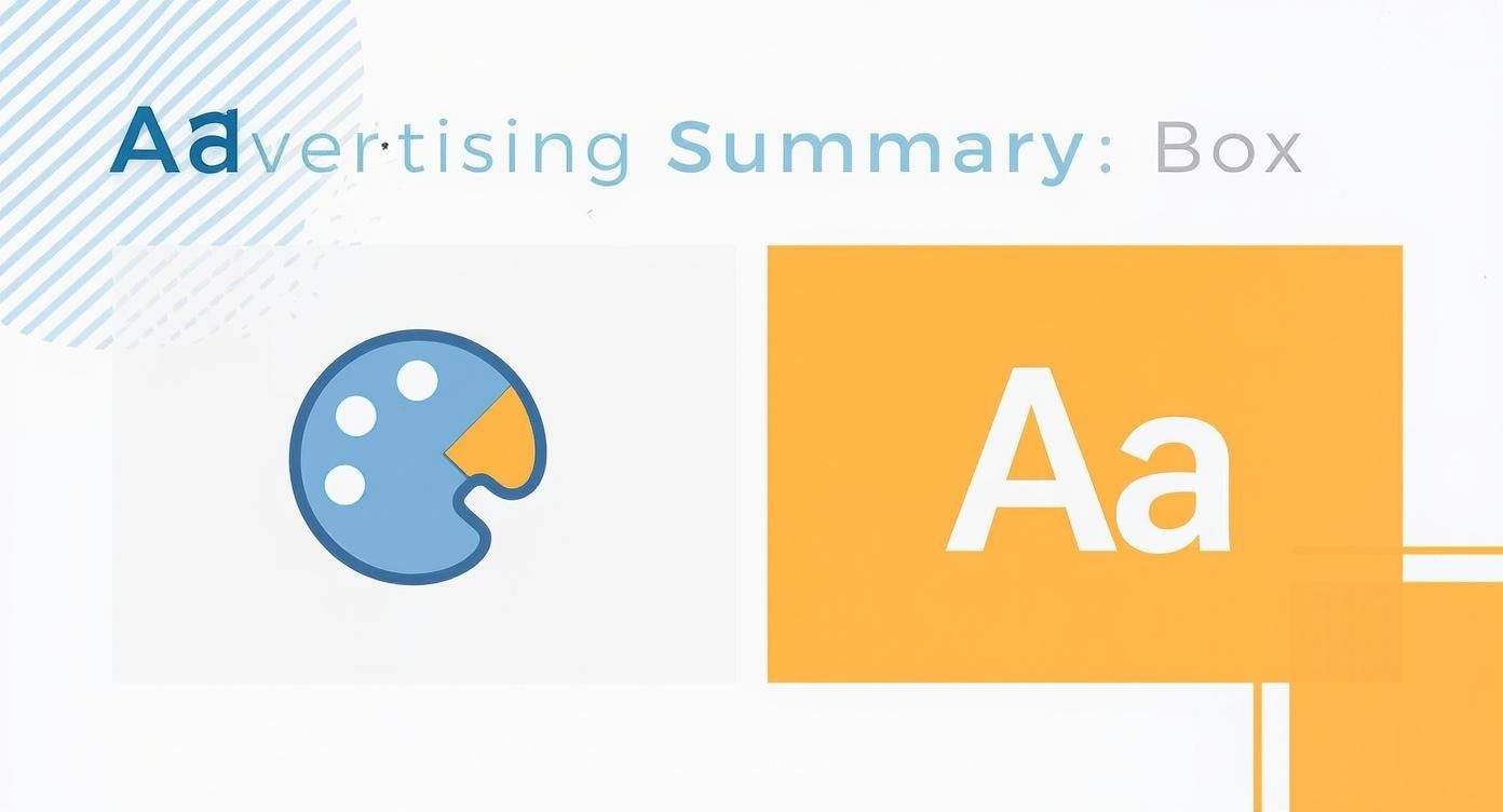Infographic about banner ad design
