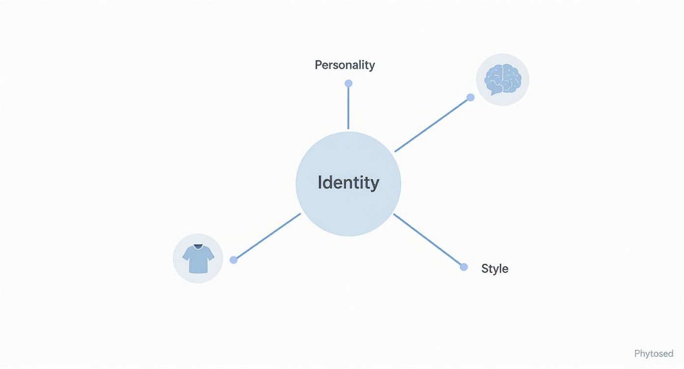 Infographic about what is brand identity design