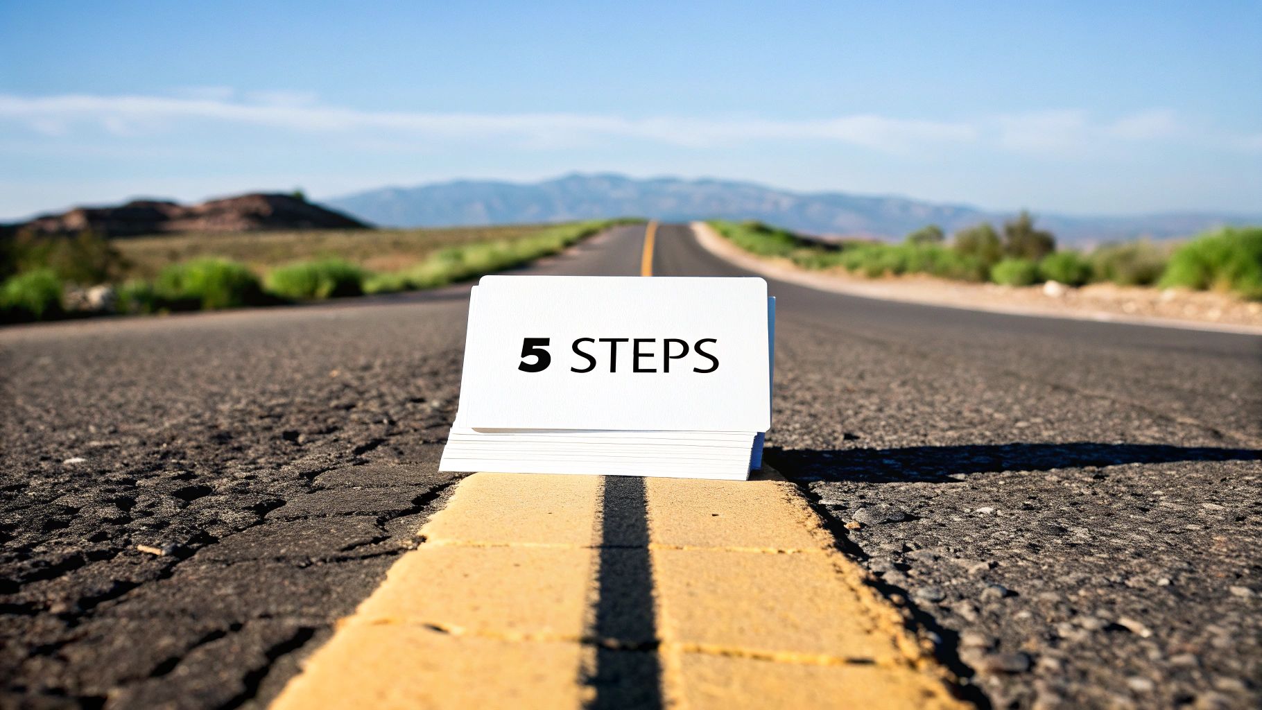 A person sketching logo ideas in a notebook, surrounded by color swatches and design tools