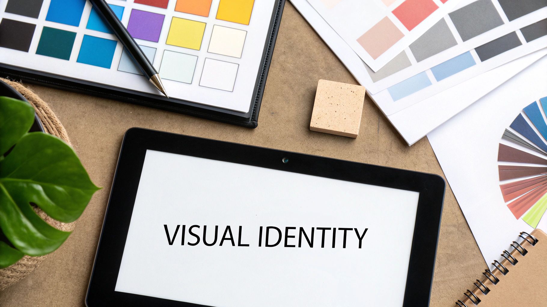 A person designing a user-friendly ecommerce website layout on a large screen