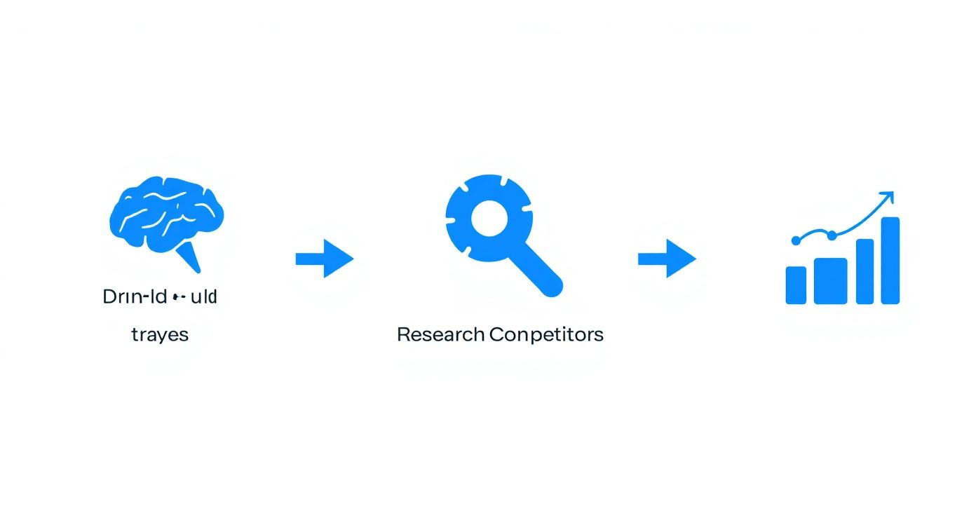 Infographic about how to create a logo