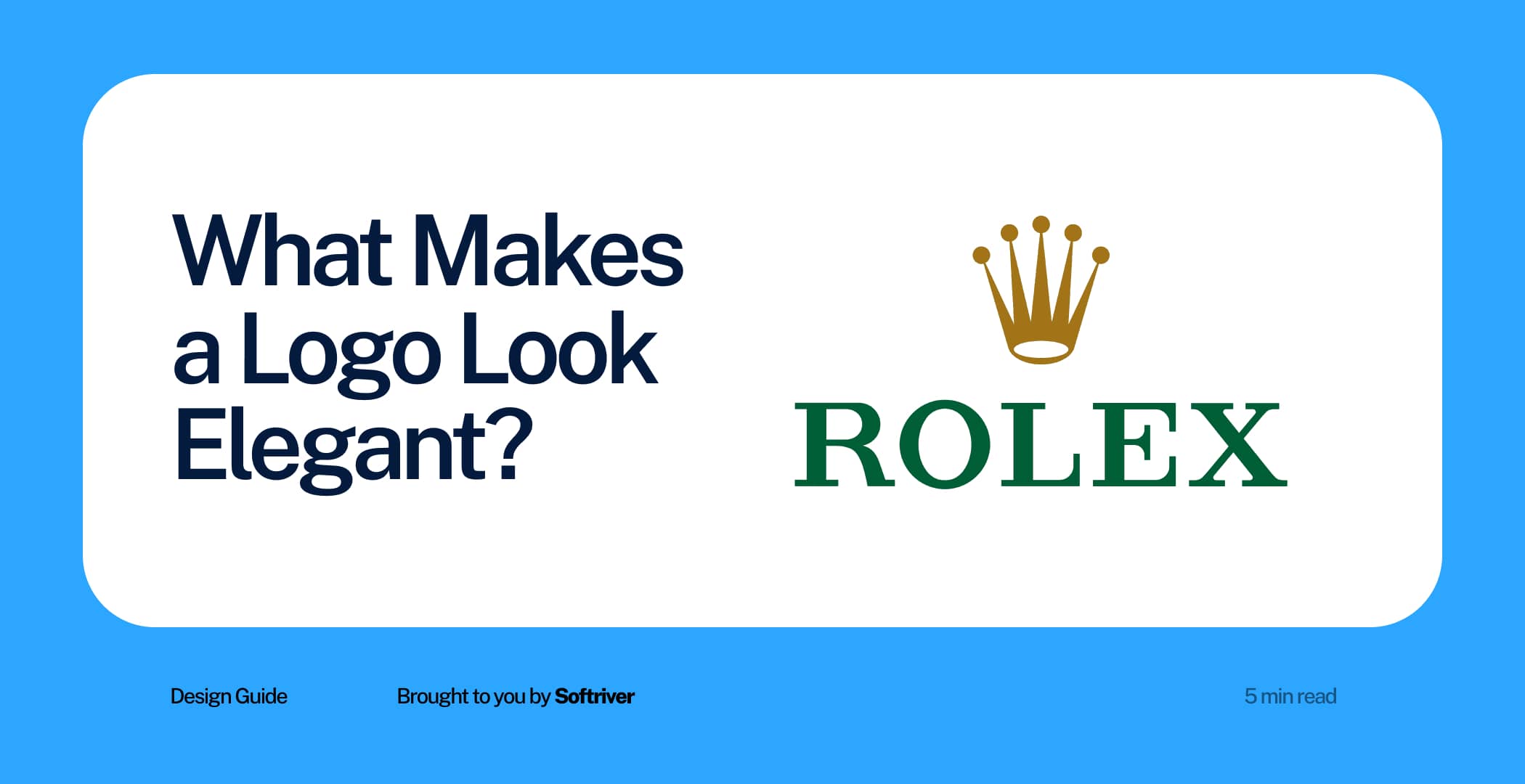 What Makes a Logo Look Elegant?