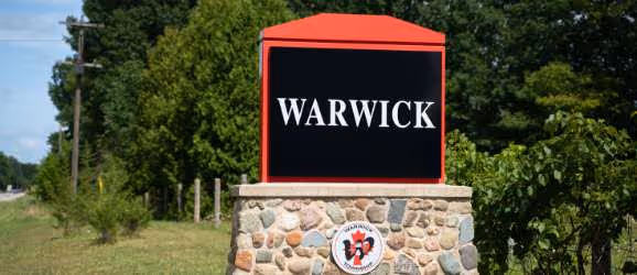 Warwick Sign