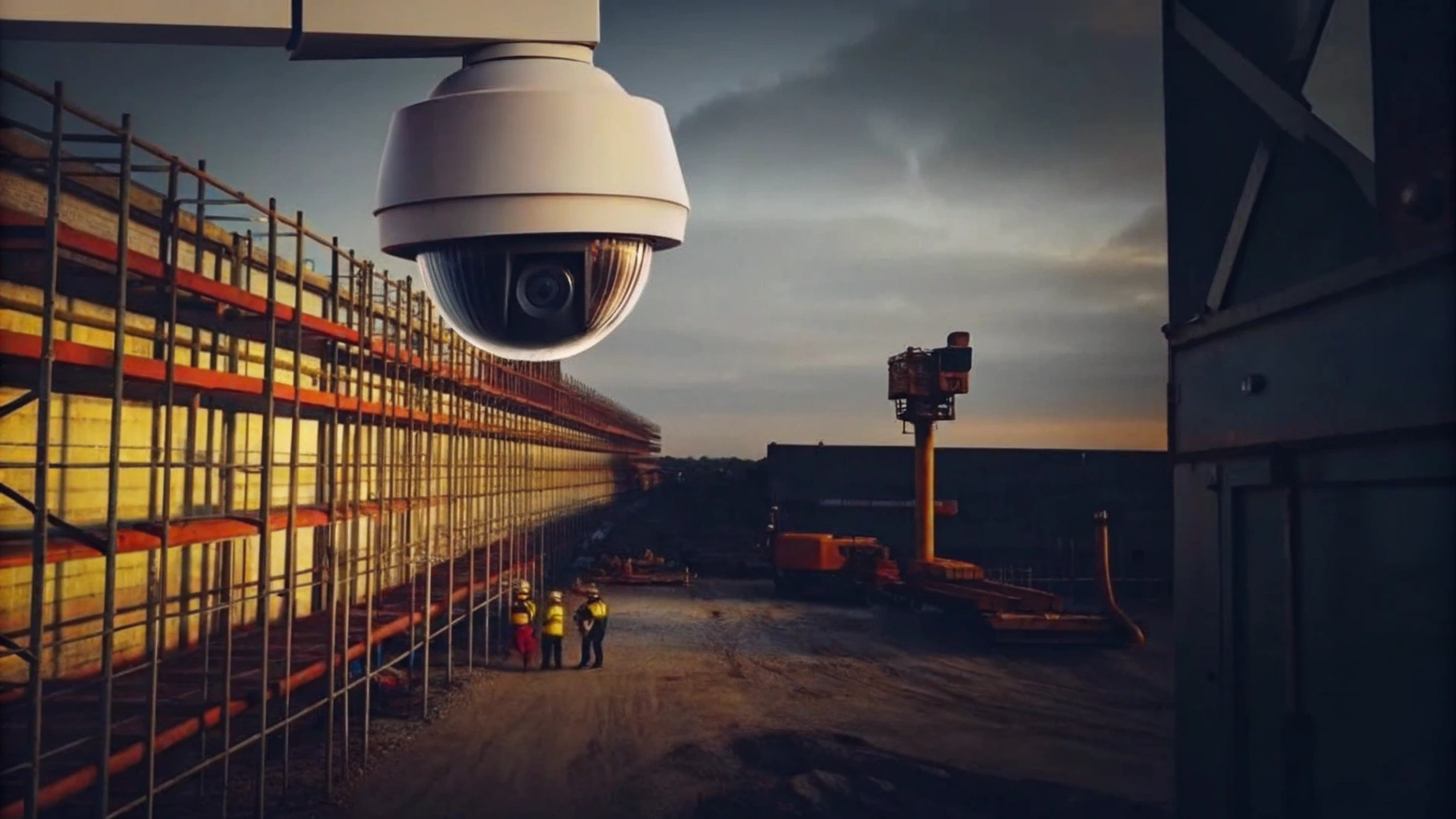 CCTV Surveillance on Construction Site