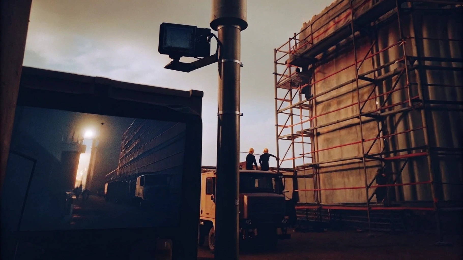 CCTV Monitoring on Construction Site