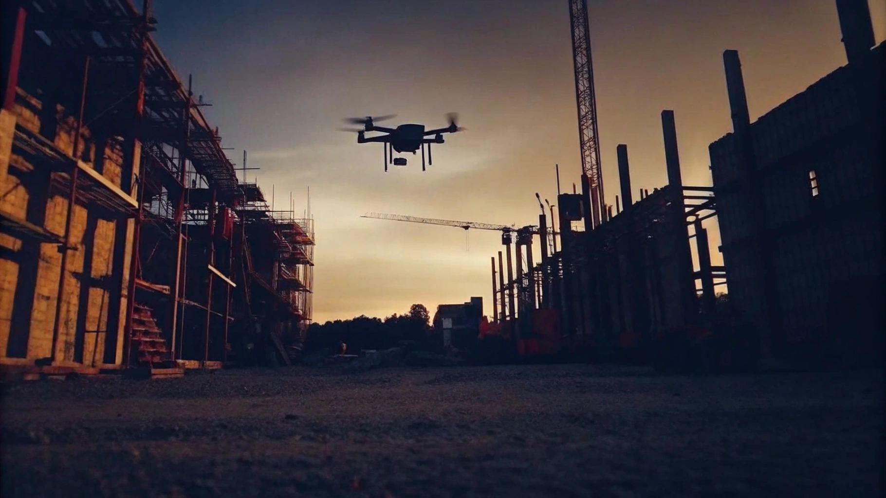 Drone Surveillance in Construction Security