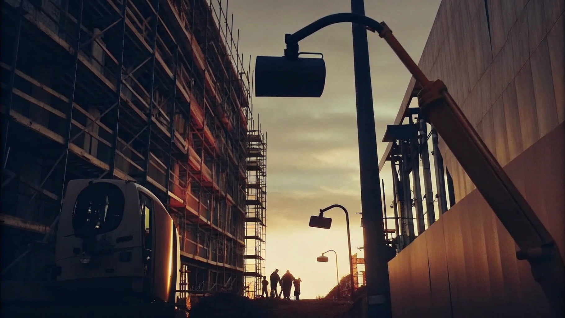 Commercial Security at a Construction Site