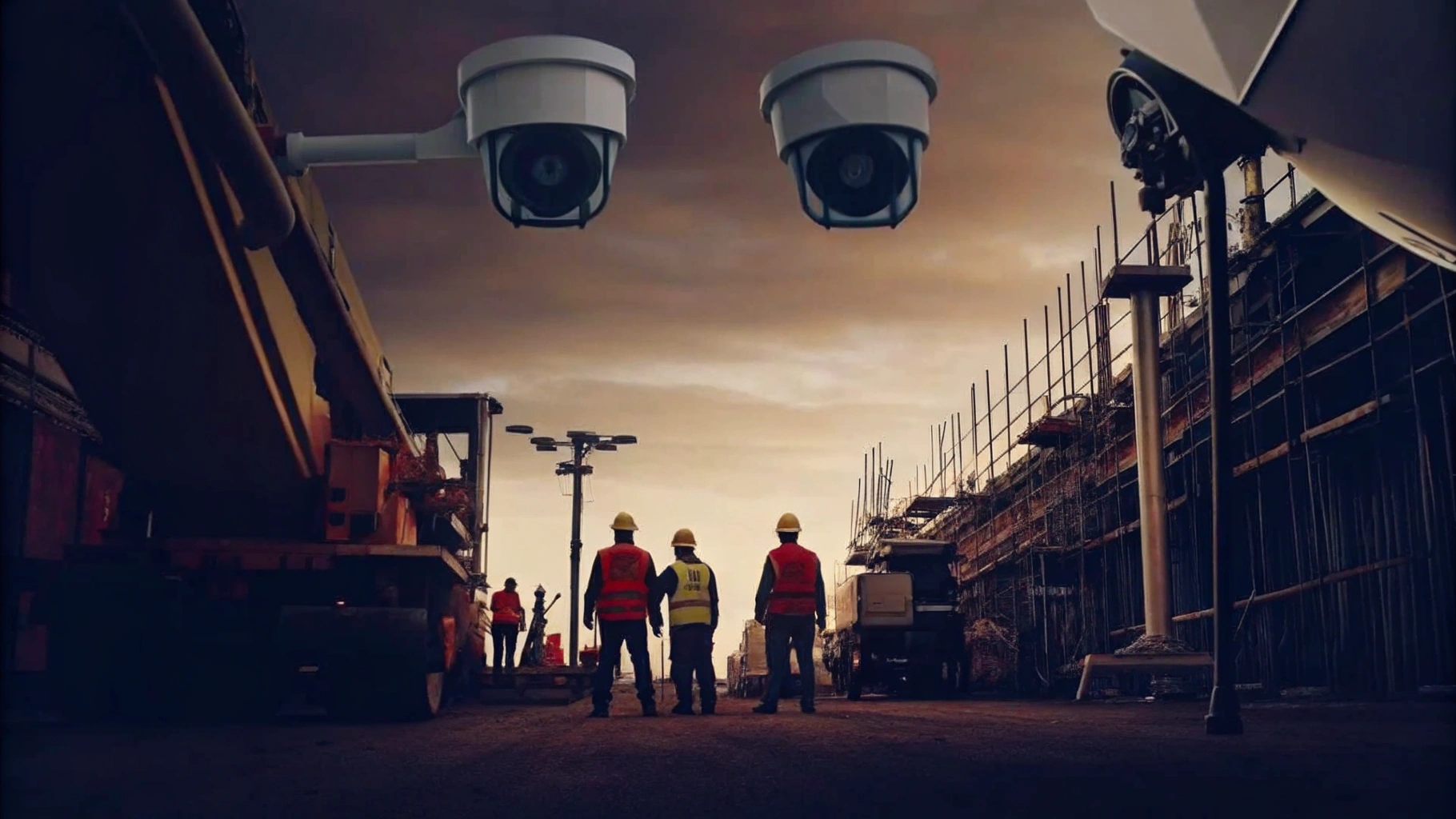 Advanced Security Measures on a Construction Site