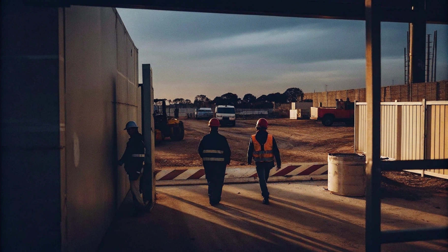 Secure Facility Management at a Construction Site