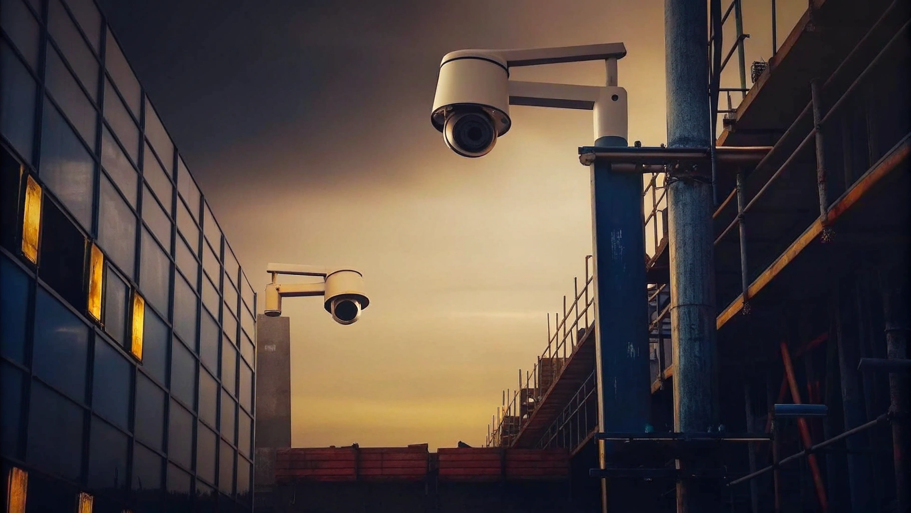 CCTV Surveillance on Construction Site