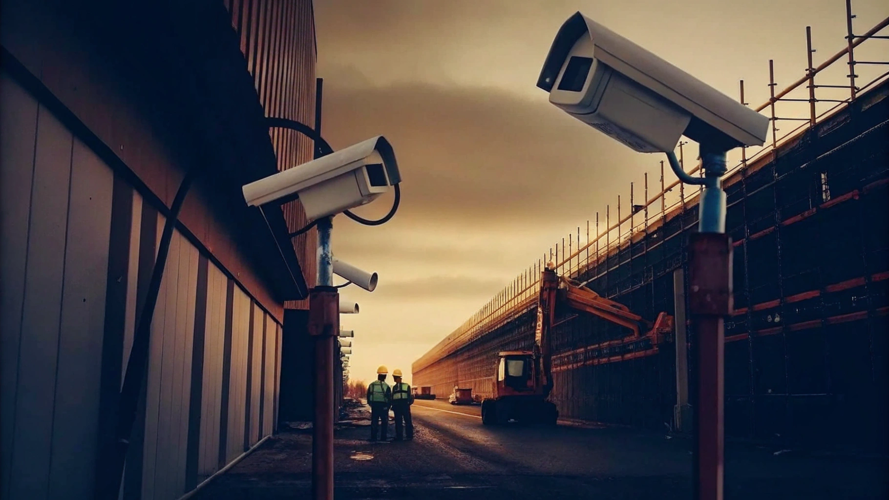 Monitored CCTV Enhancing Safety and Productivity on Construction Sites