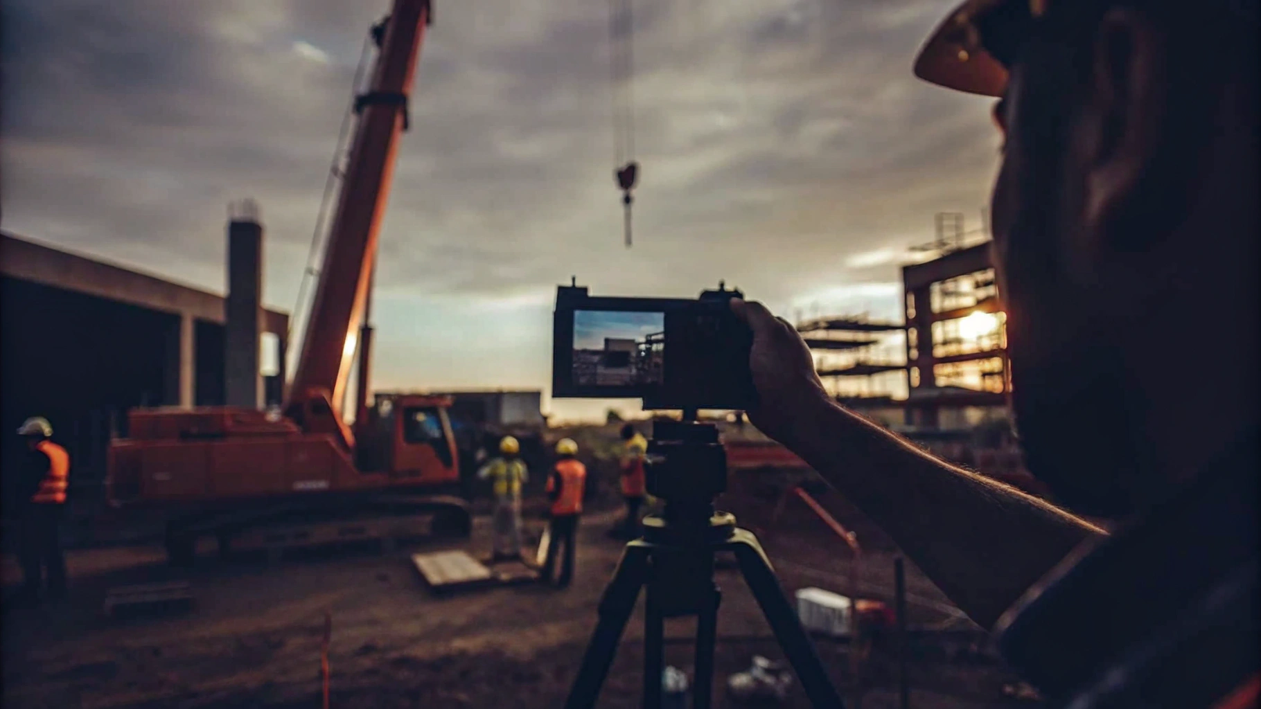 Remote Monitoring of Construction Site with CCTV