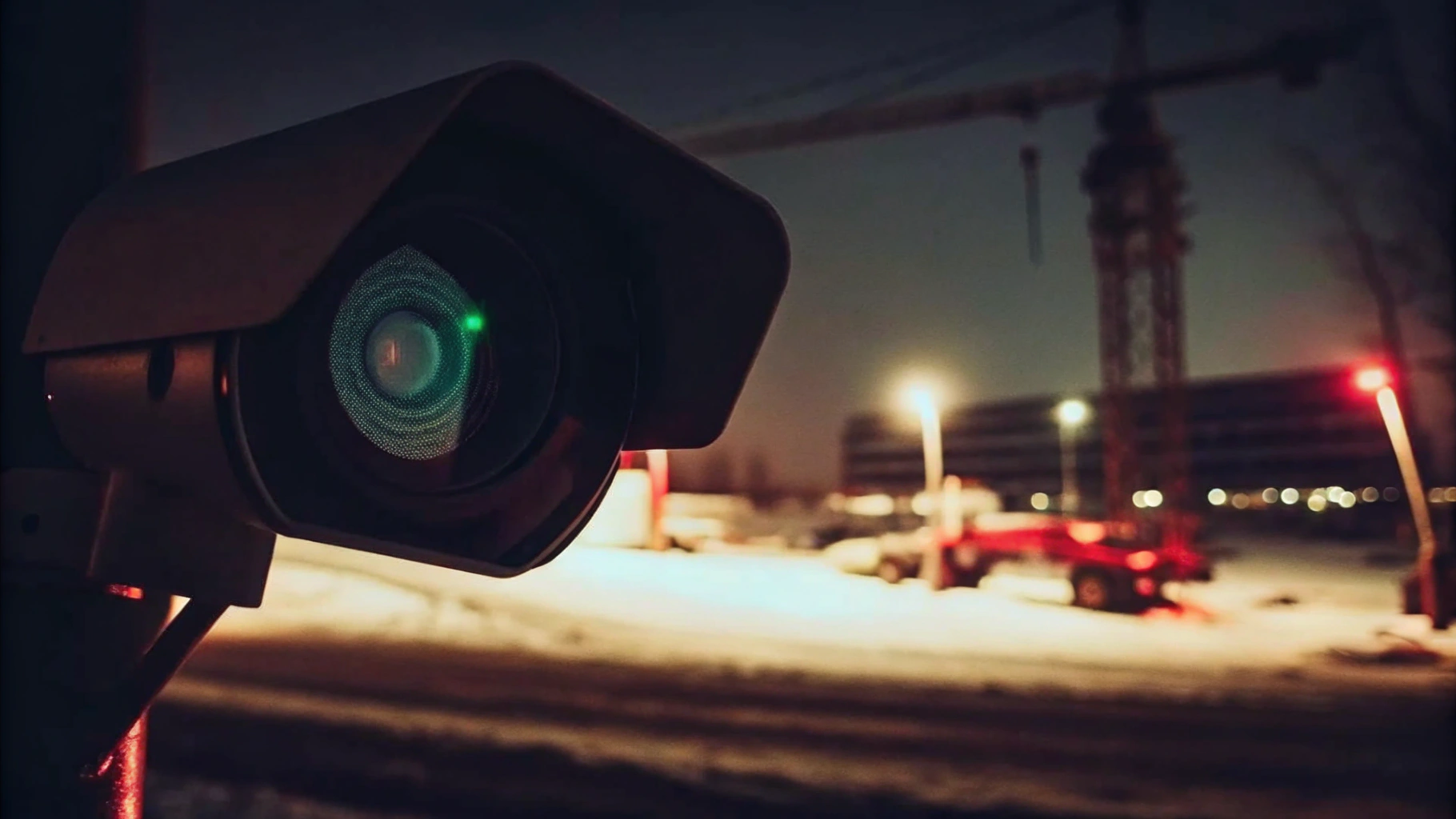 Infrared Security Camera at Night