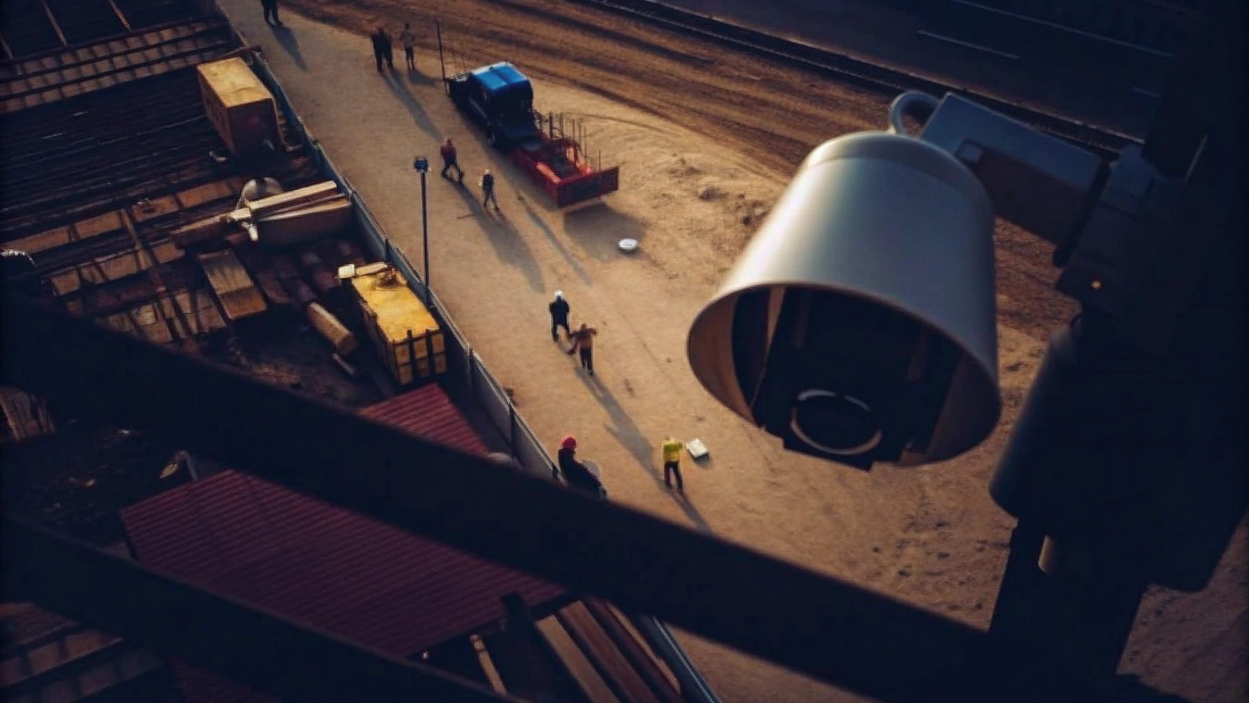 CCTV Monitoring on a Construction Site