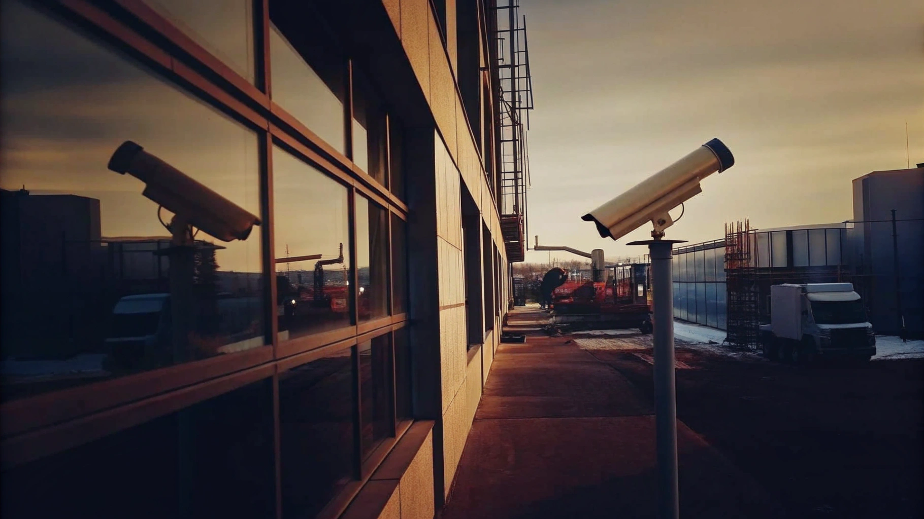 CCTV Surveillance at a Construction Site