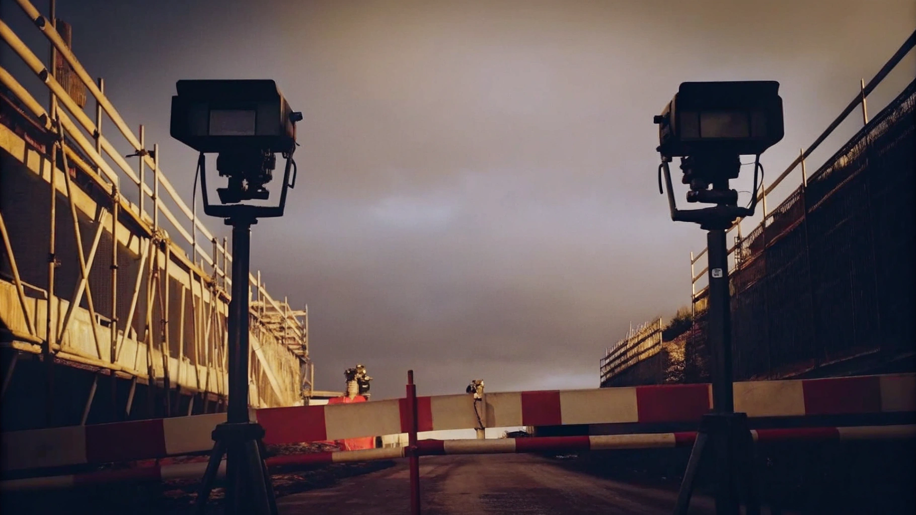 CCTV Deterrent on Construction Site