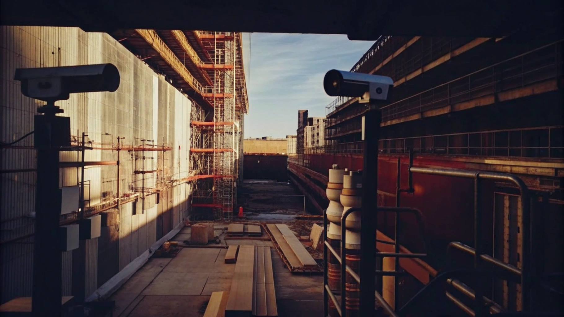 Security Surveillance on a Construction Site
