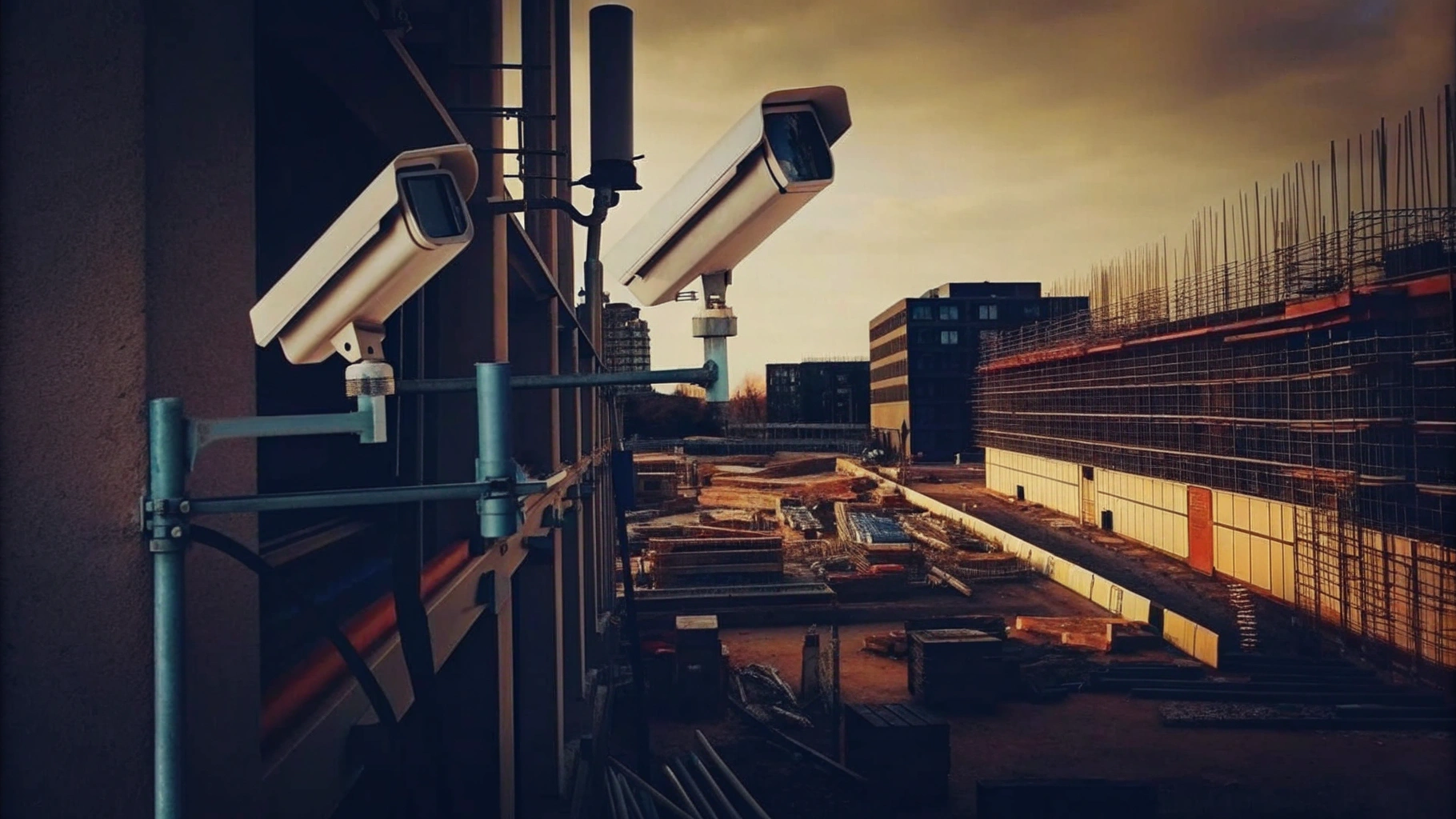 CCTV Surveillance at a Construction Site