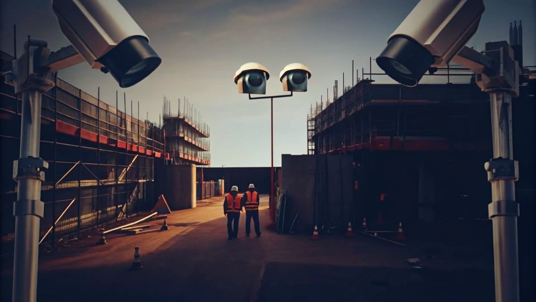 AI-Driven CCTV Monitoring at a Construction Site