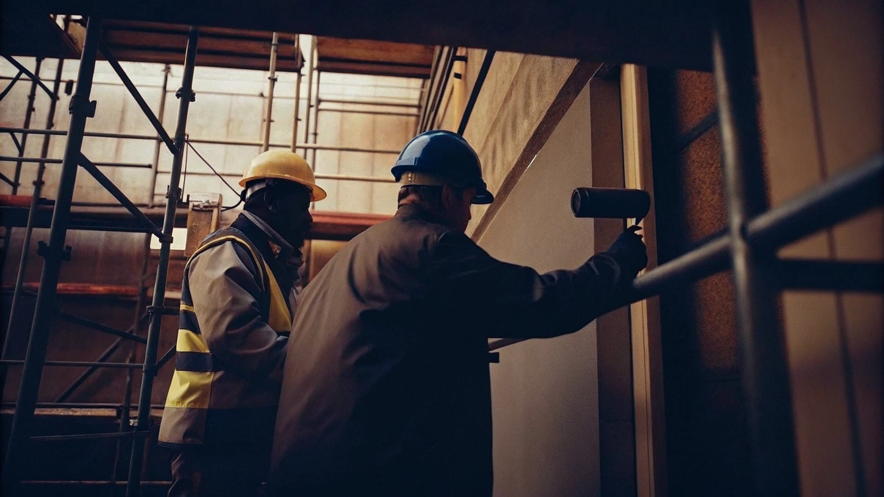Integrated Security Solutions at a Construction Site