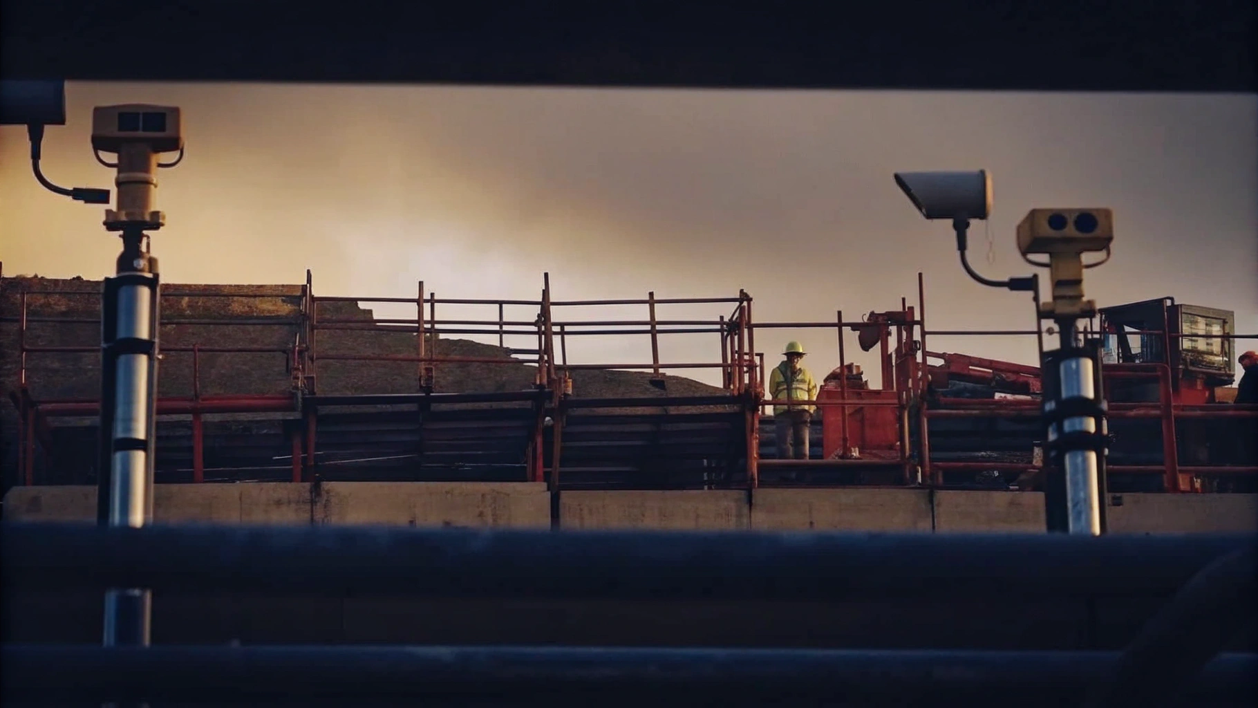 Security Monitoring at a Construction Site