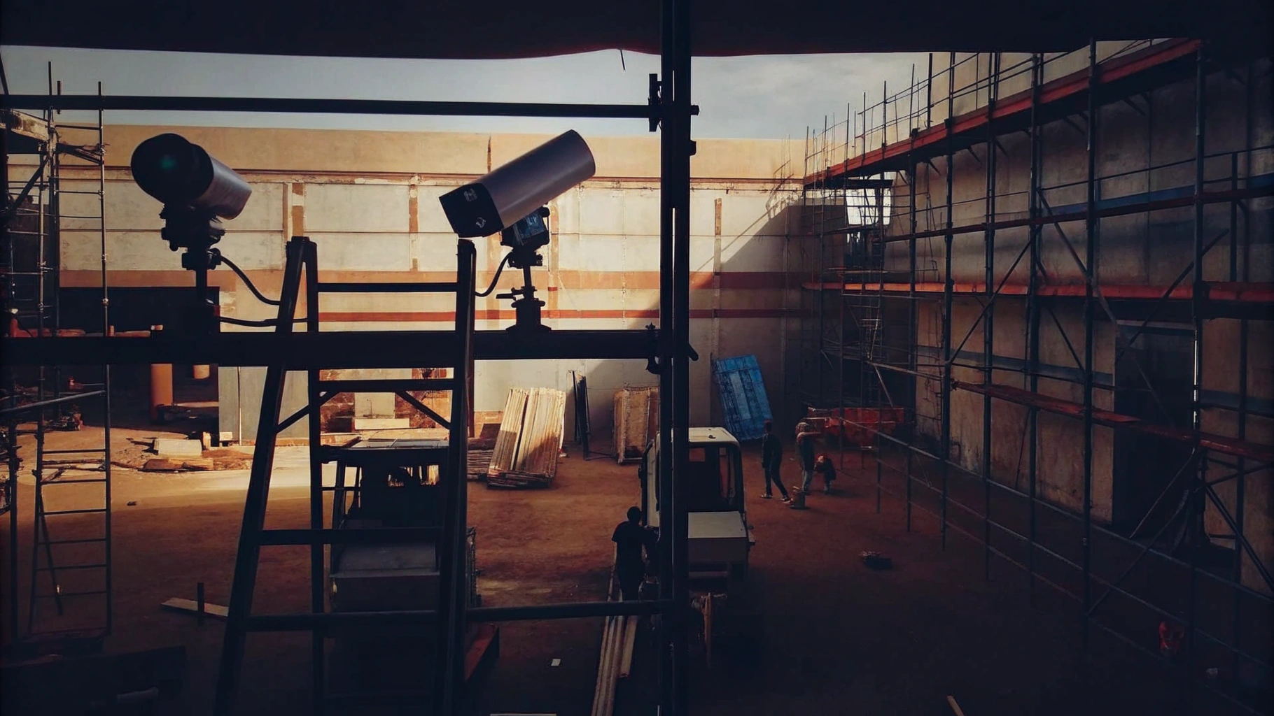 CCTV Monitoring on a Construction Site