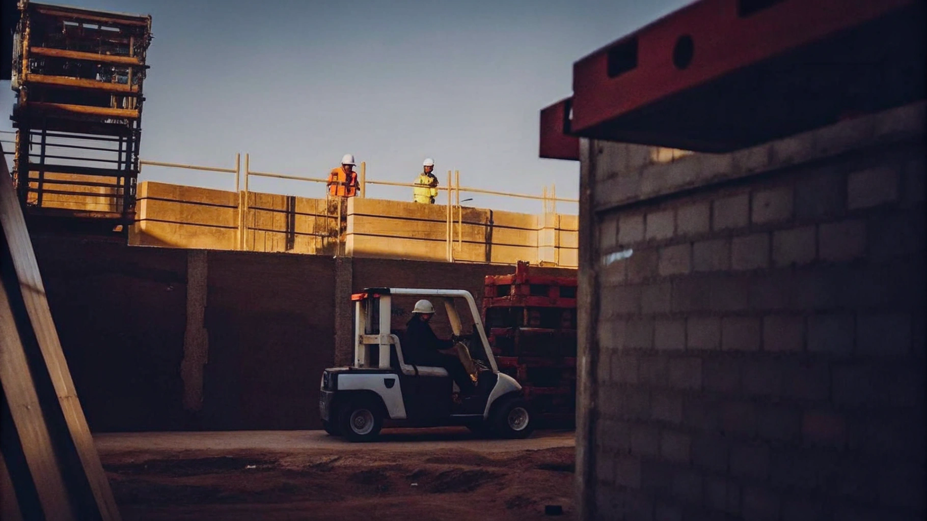 Mobile Patrol Security at a Construction Site
