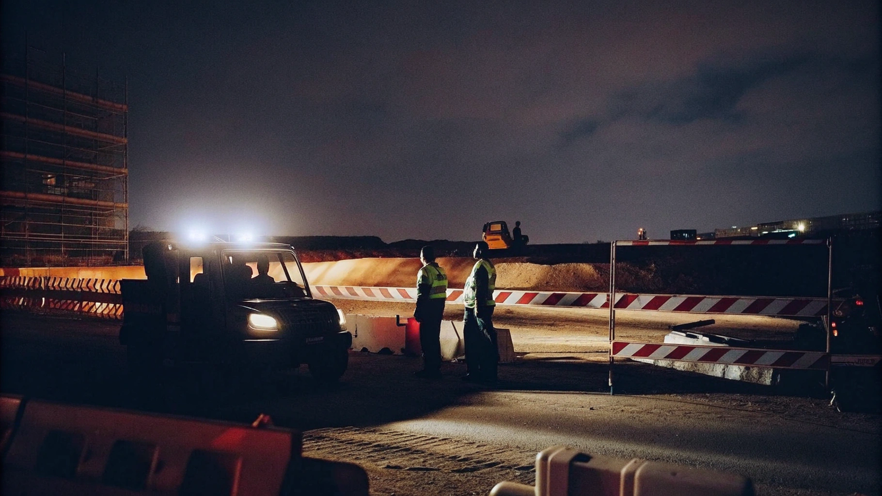Mobile Patrols Ensuring Construction Site Security
