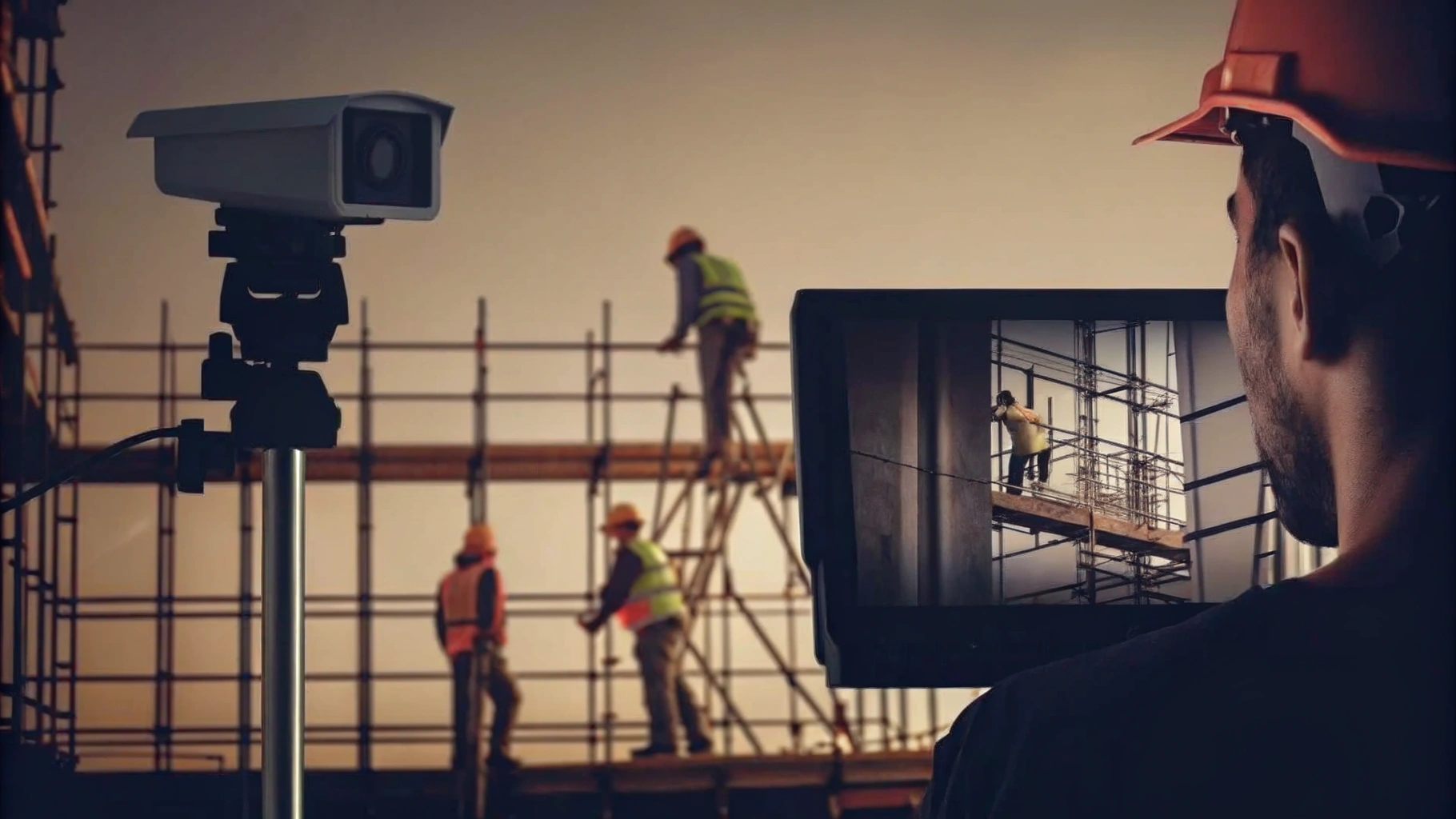 Remote CCTV Monitoring at Construction Site