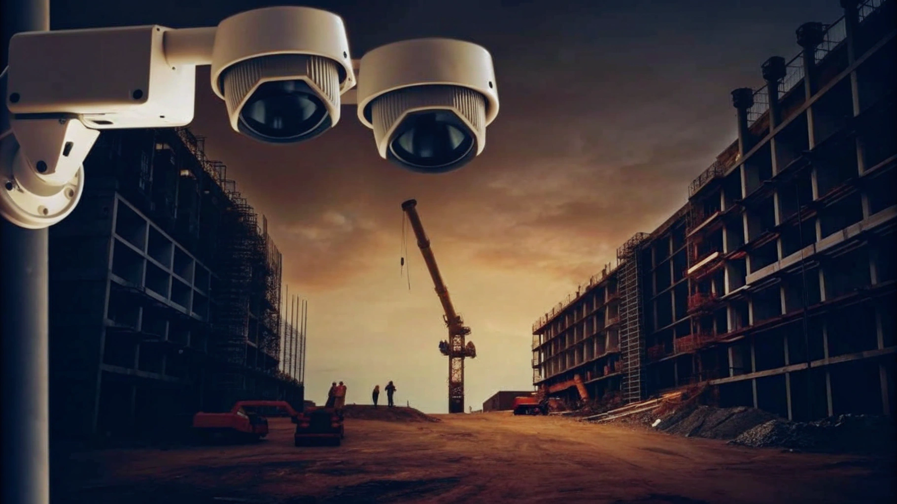 Secure Construction Site with Advanced Security Solutions