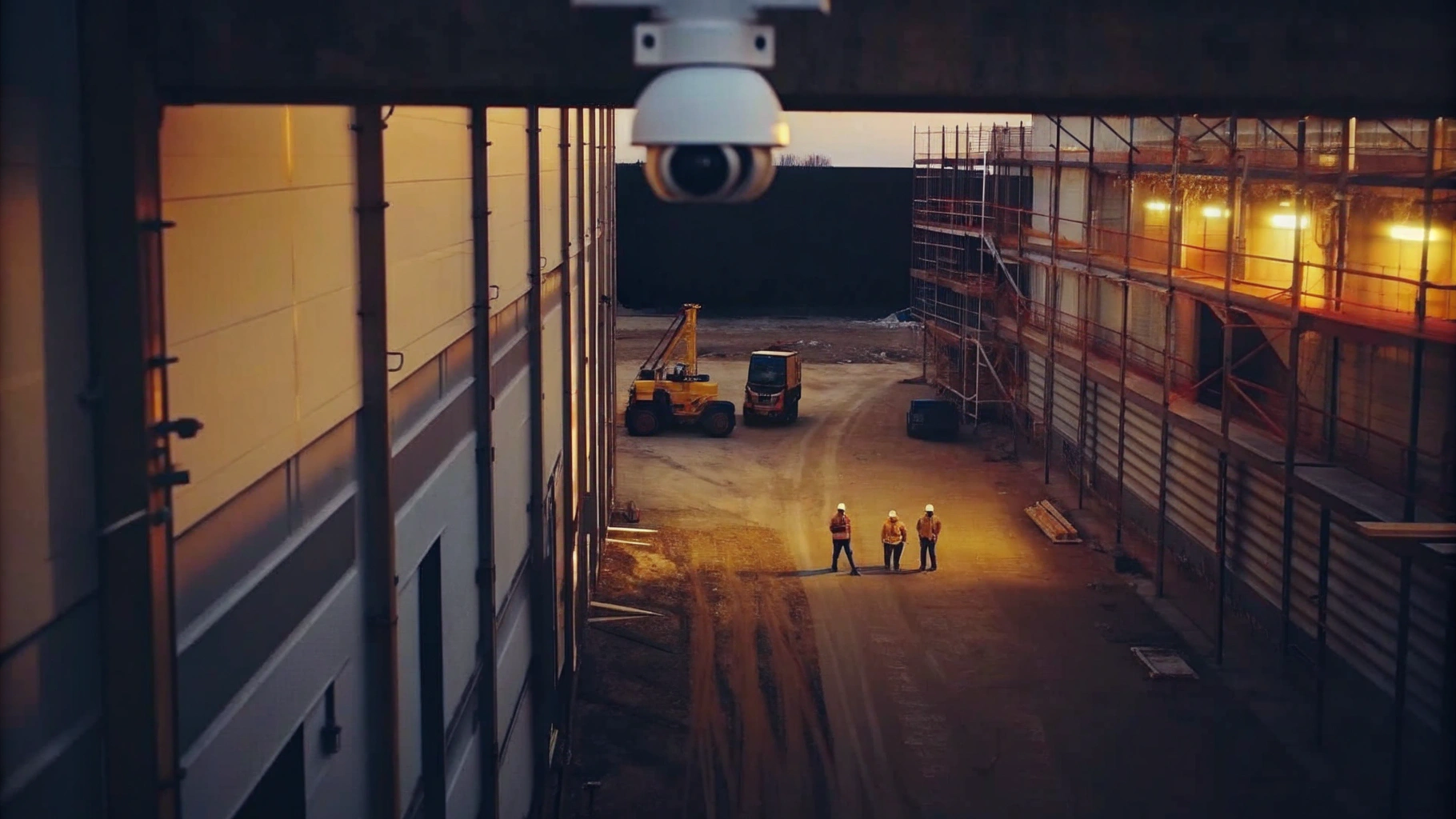 Enhanced Security at a Construction Site