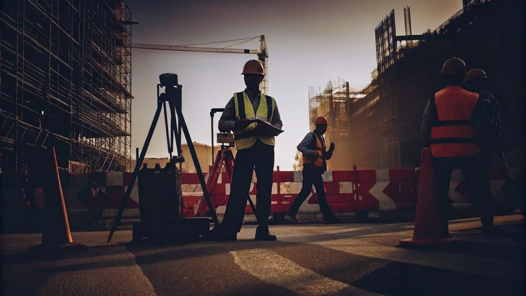 Mobile Patrol Officer on Construction Site