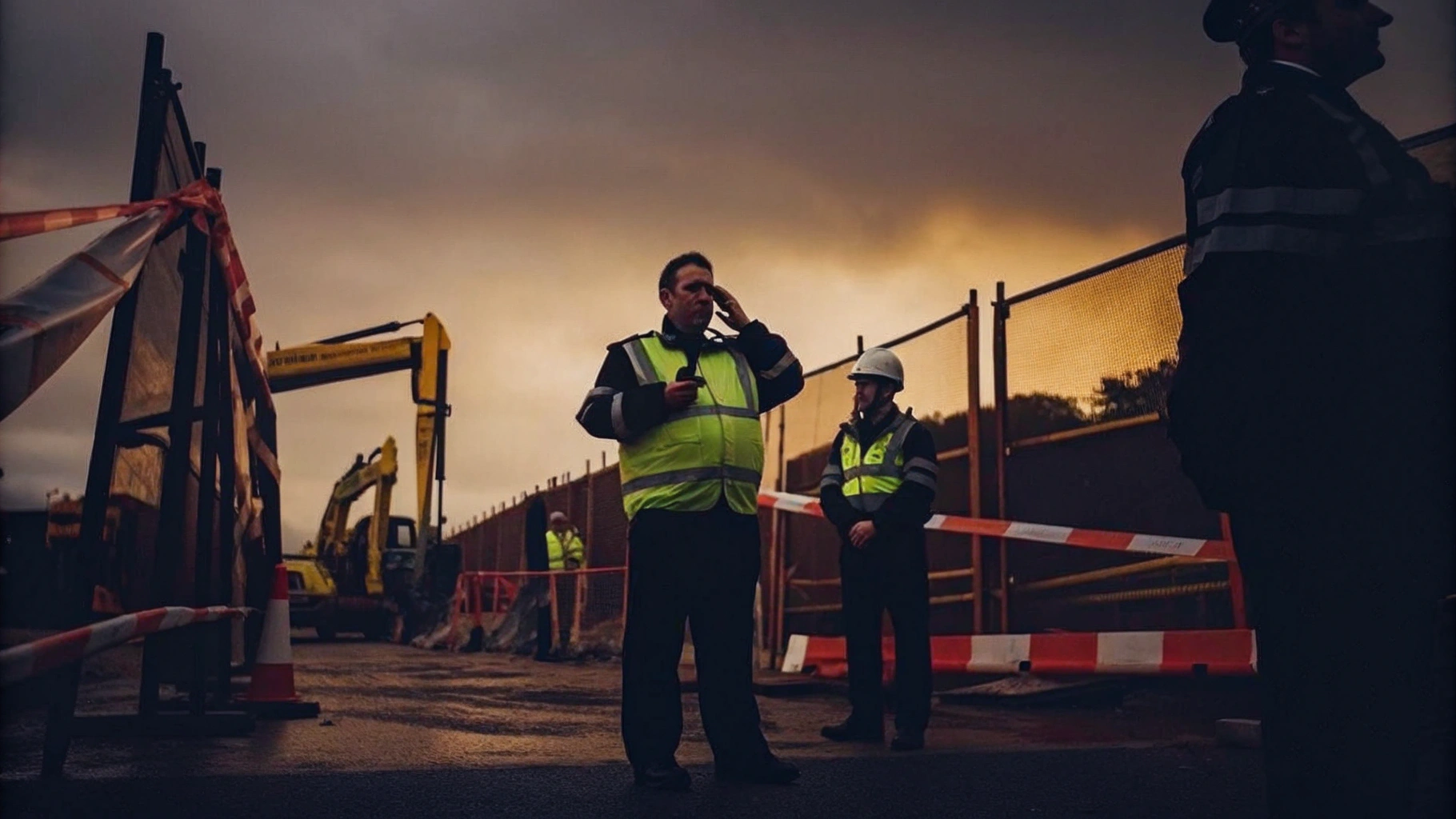 Alarm Response Officer at a Construction Site