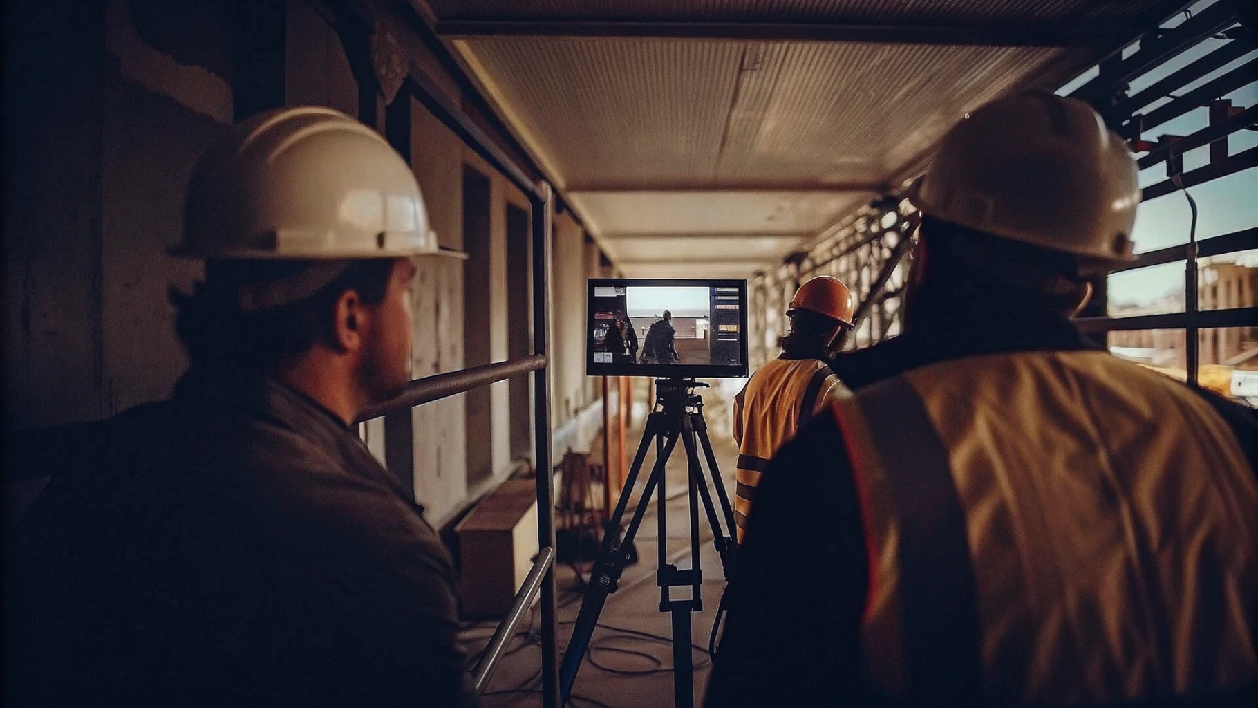CCTV Surveillance Enhancing Construction Safety
