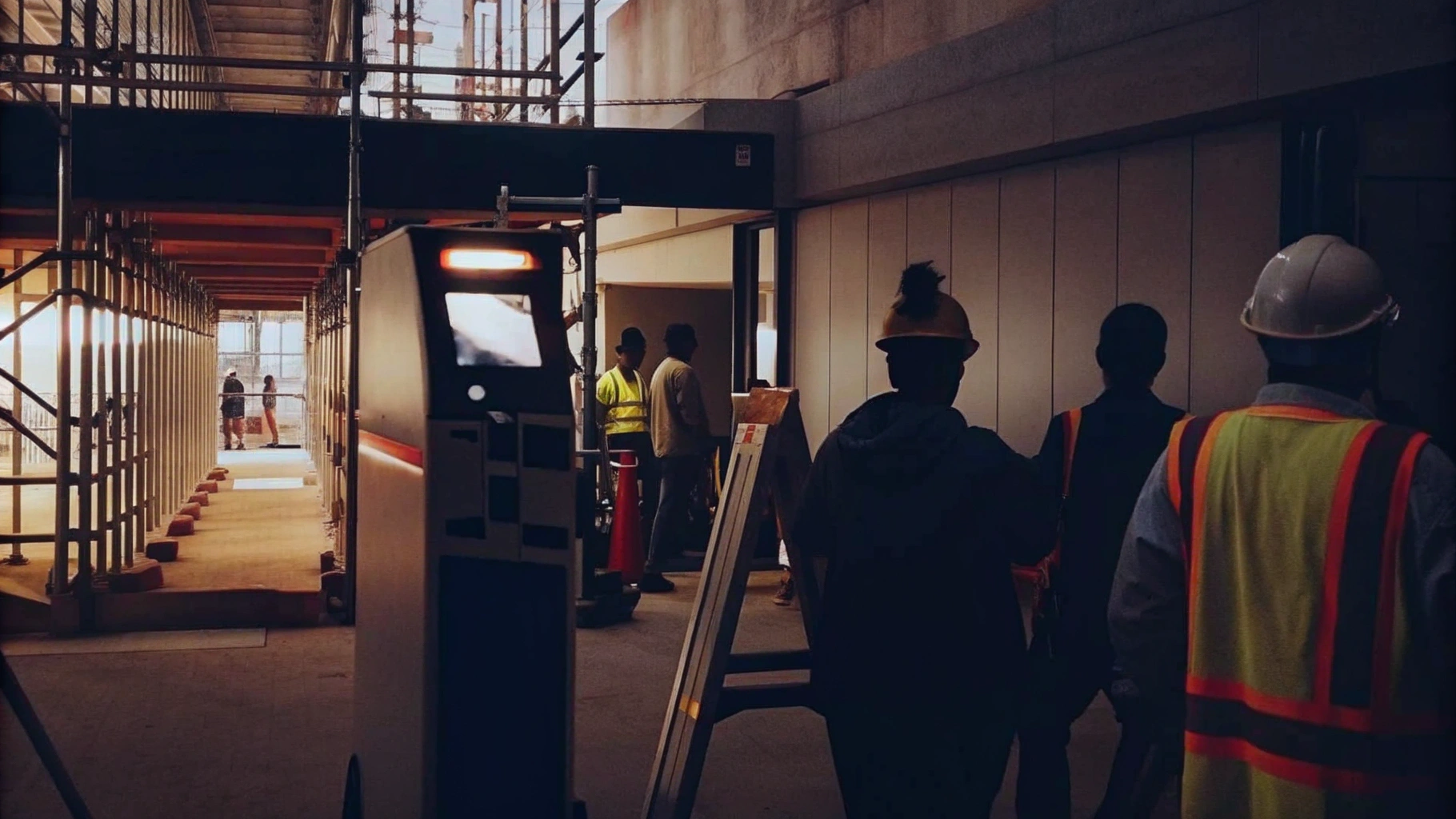 Visitor Management at a Construction Site