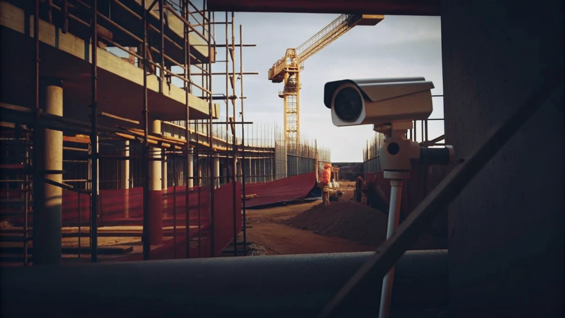 CCTV Surveillance on Construction Site